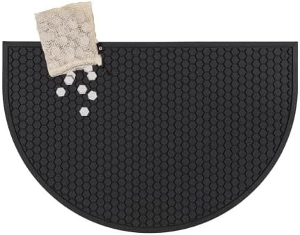 Letterfolk Customizable Doormat - Half Moon All Weather Rubber Doormat 36x24 - Black | Amazon (US)