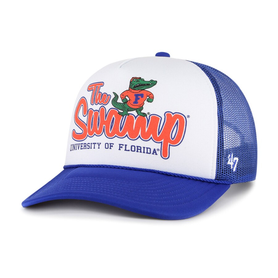 Florida Gators '47 Article Foam Front Trucker Hat - White/Royal | Fanatics