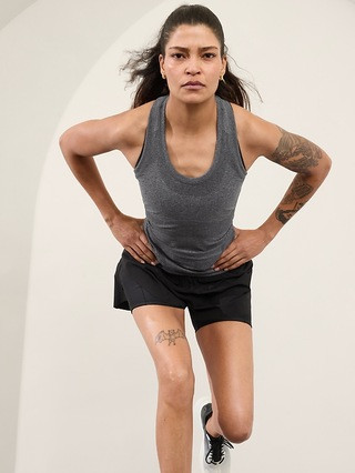 Momentum Seamless Heather Tank | Athleta