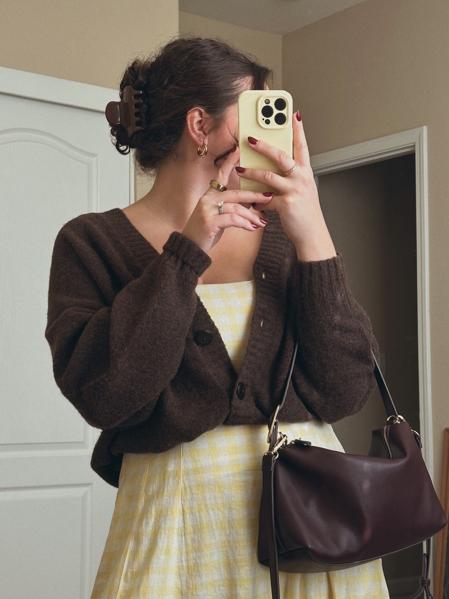 sunday church fit🤎

dress is from tj maxx, brand is Laura Ashley💛

fall fashion, fall outfit, sunday outfit, church outfit, fall vibes, comfy fashion, gingham dress, comfy cardigan 

#LTKFindsUnder50 #LTKBeauty #LTKMidsize