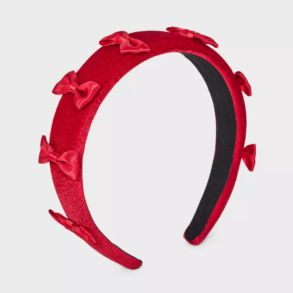 Girls' Bows Velvet Headband - art class™ Red | Target