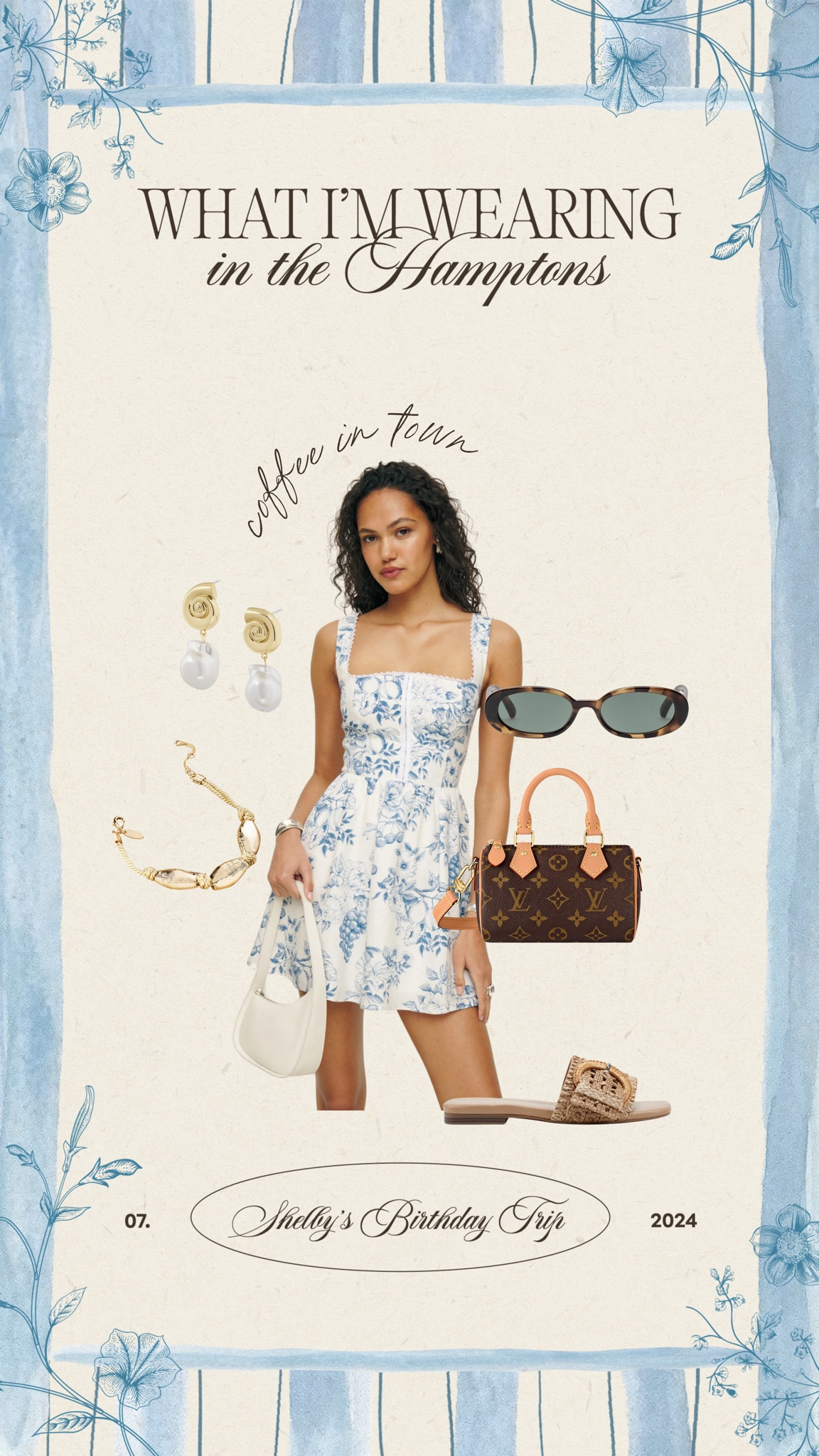 What I’m wearing to coffee and to explore around town this morning🫐🦋🩵 I got a 10! #coffee #summer #dress 

#LTKTravel #LTKSeasonal #LTKMidsize