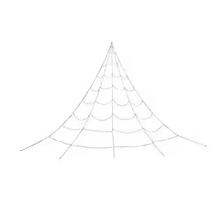 12 ft. Giant-Sized LED Spider Web | The Home Depot