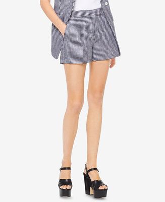 MICHAEL Michael Kors Linen Gingham Shorts, Created for Macy's | Macys (US)