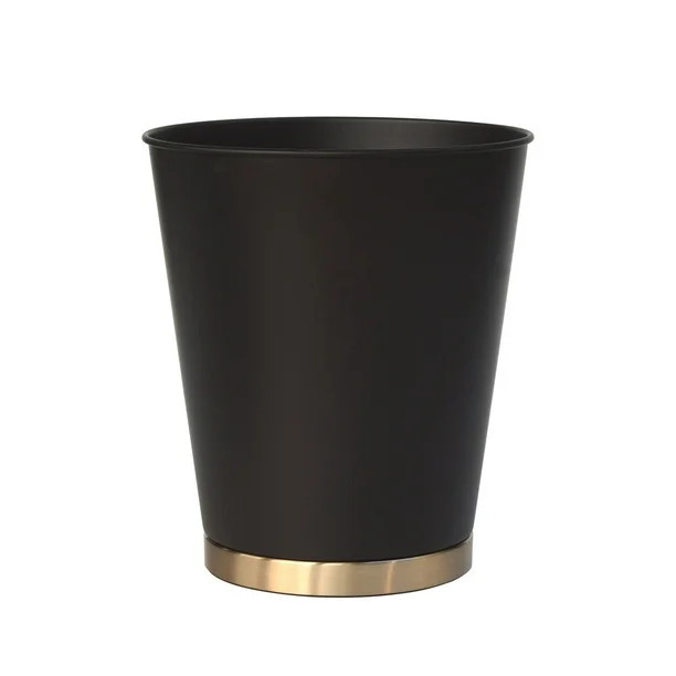 Better Homes & Gardens Two-Tone Metal Wastebasket, Bronze | Walmart (US)