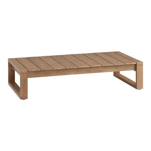 Segovia Eucalyptus Outdoor Patio Coffee Table by World Market | World Market