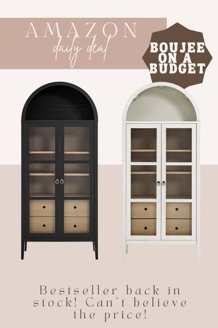 Amazon arch cabinet back in stock! Look for less version of the famous Anthropologie arch cabinet!

#LTKhome #LTKSeasonal #LTKsalealert