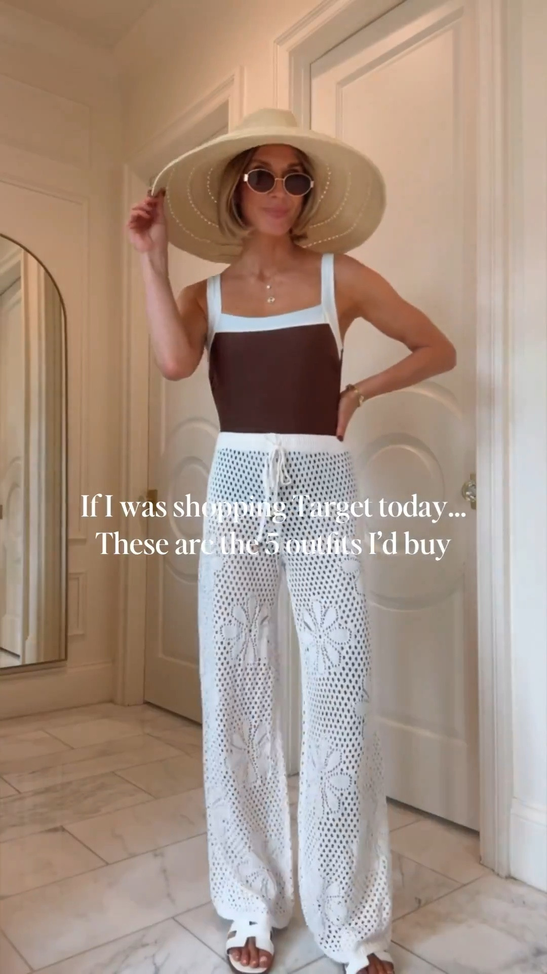 5 really cute target outfits for spring or spring break. I'm 5'7 wearing size small in tops and pants size small or 2.

#LTKSeasonal #LTKootd