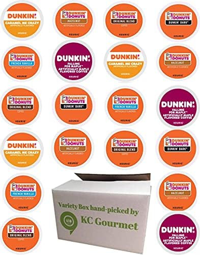 Variety pack of Dunkin Donuts Coffee K Cups for All Keurig K Cup Brewers - (6 flavors, NO DECAF, ... | Amazon (US)