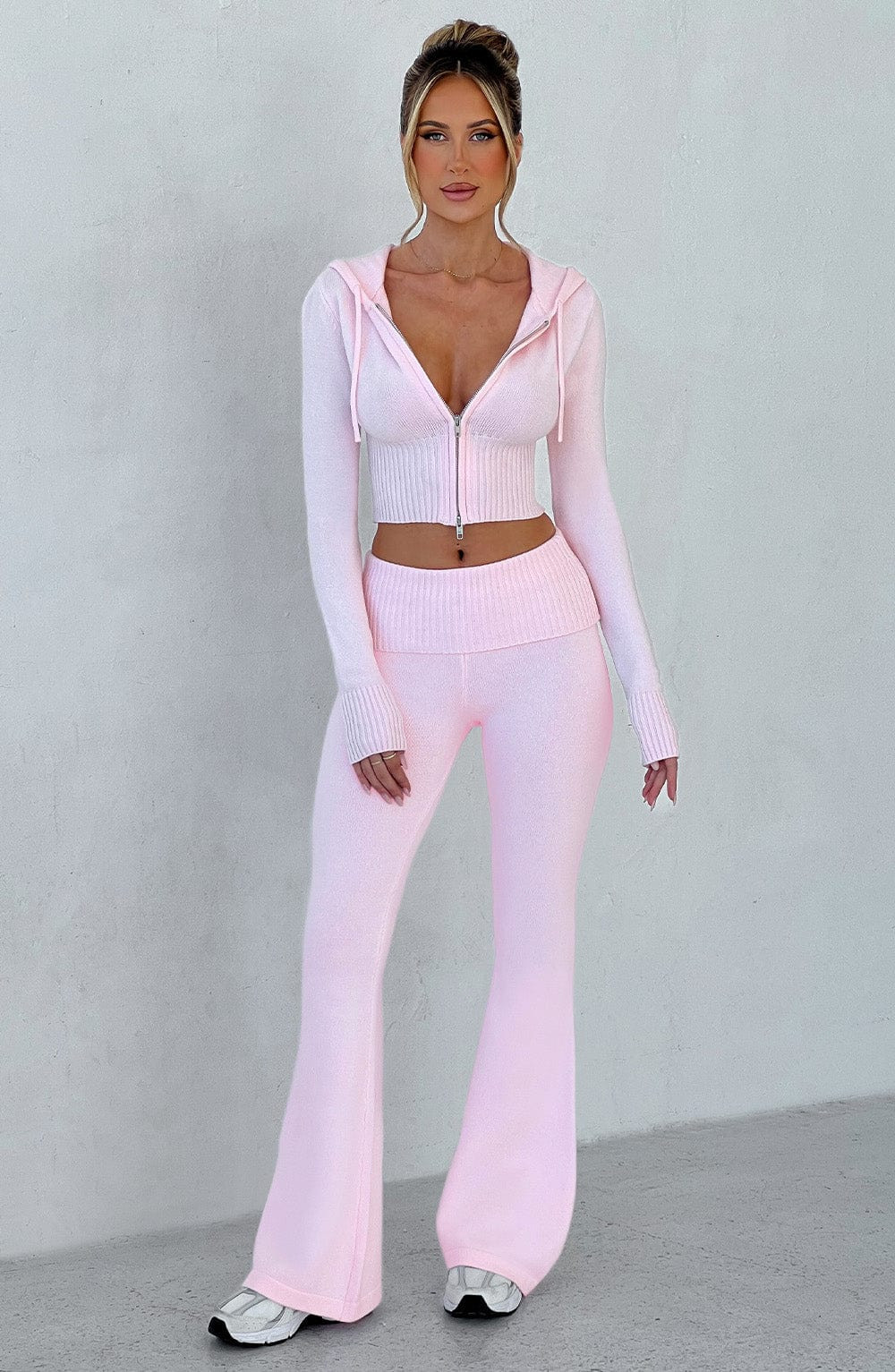 Portia Knit Pants - Pink | Babyboo (global)