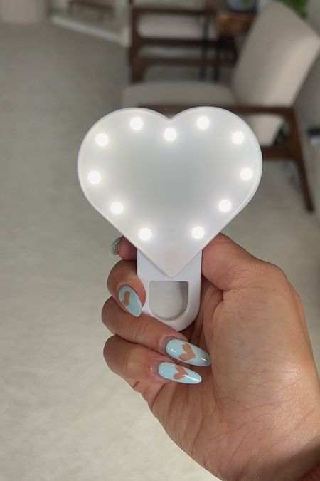 Ricky loves Ricky sweetheart selfie light. Sweetheart selfie light. Selfie light clip on. Clip on light for your phone. Phone light.

#LTKtravel #LTKfindsunder50 #LTKbeauty