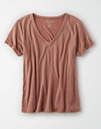 AE  Soft & Sexy Plush V-Neck T-Shirt | American Eagle Outfitters (US & CA)
