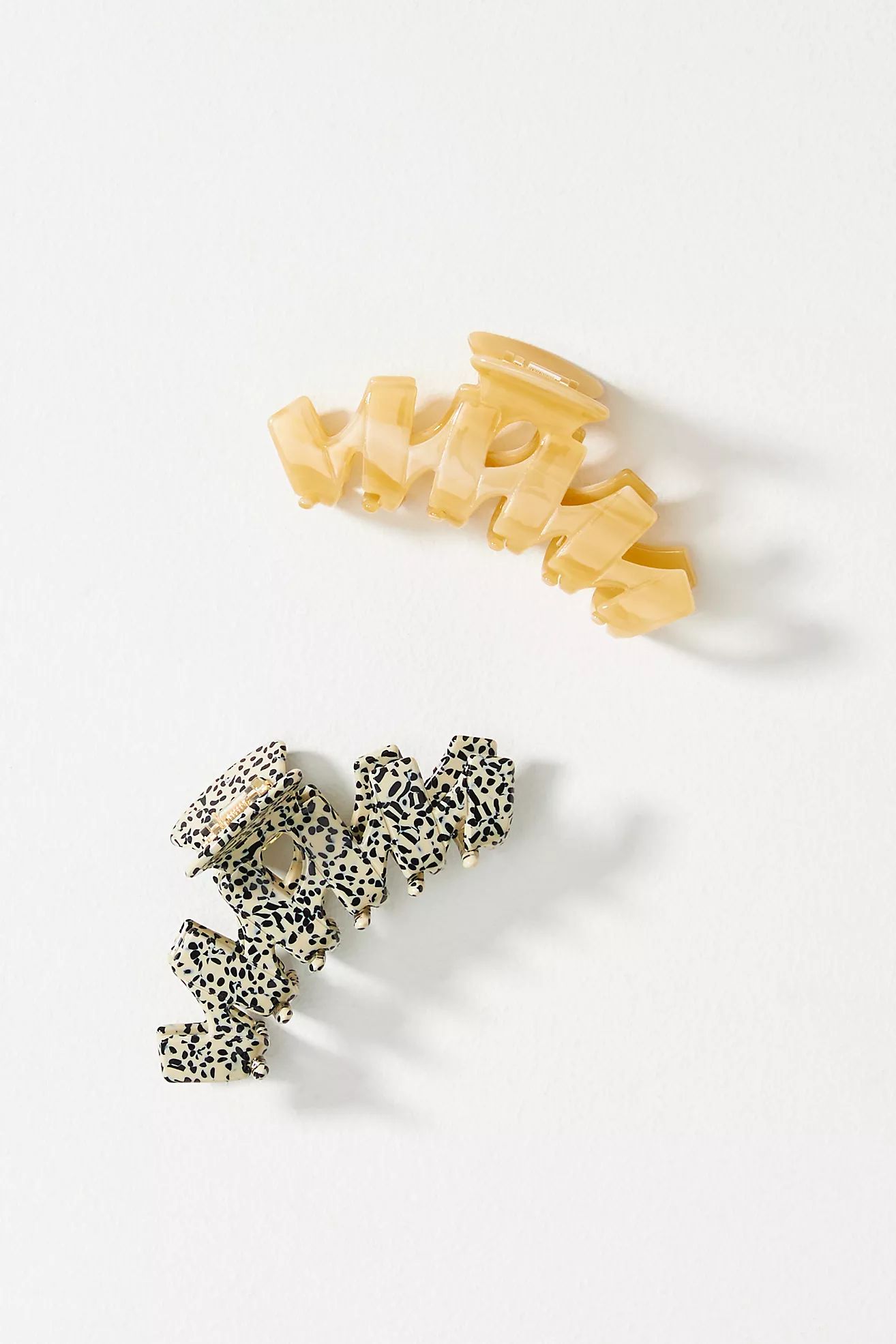 Zigzag Claw Clips, Set of 2 | Anthropologie (US)