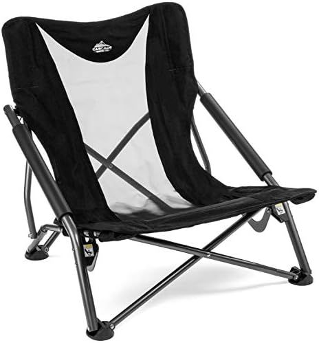 Cascade Mountain Tech Camping Chair - Low Profile Folding Chair for Camping, Beach, Picnic, Barbe... | Amazon (US)