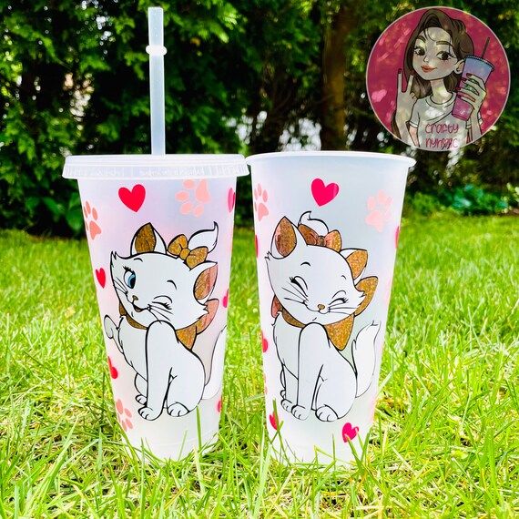Aristocats Cat Marie Cold Cup Venti/ Cat Mom / Reusable Cup/ | Etsy | Etsy (US)
