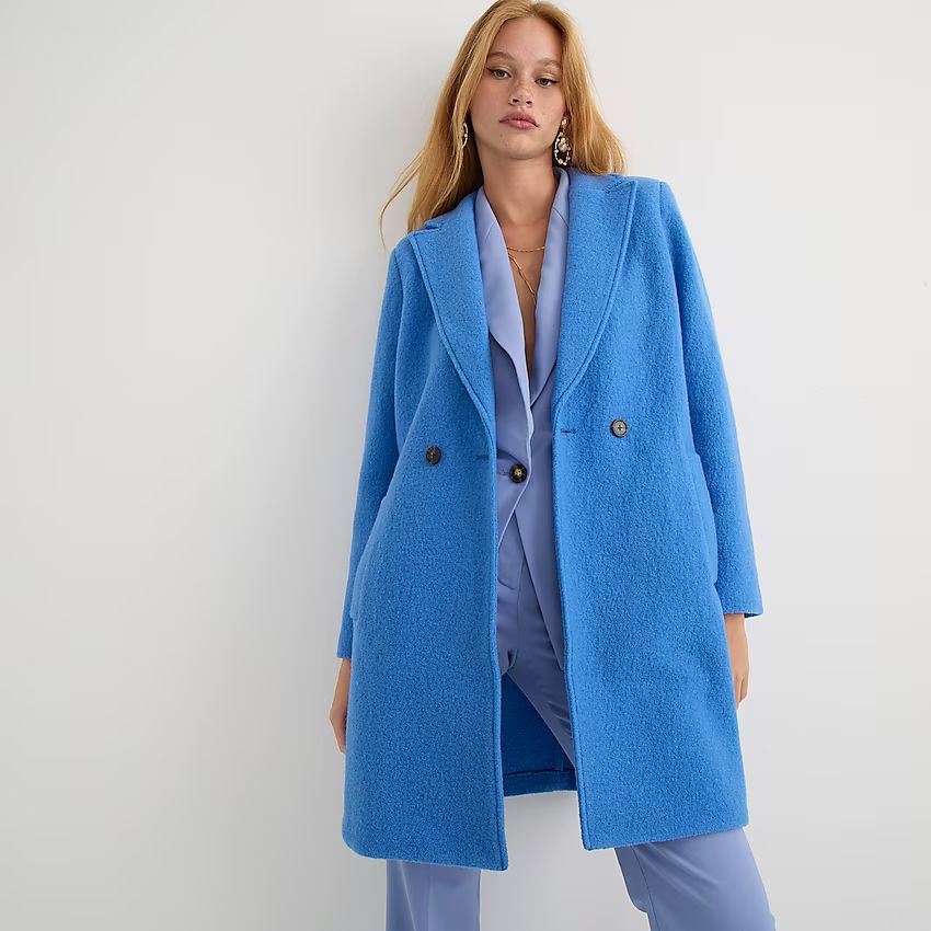 New Daphne topcoat in Italian boiled wool | J.Crew US