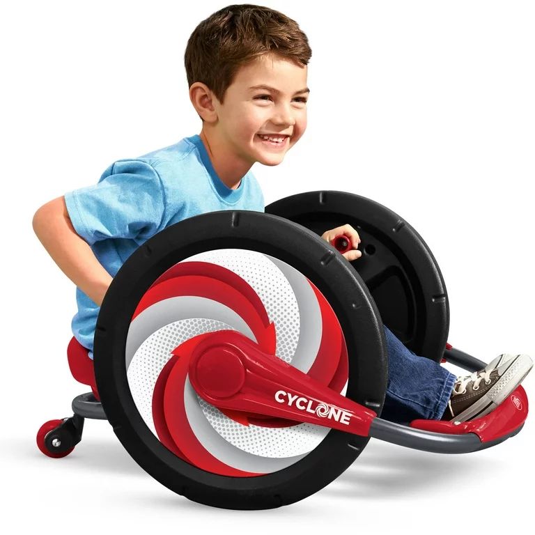 Radio Flyer, Cyclone Ride-on for Kids, Arm Powered, 16" Wheels, Red | Walmart (US)