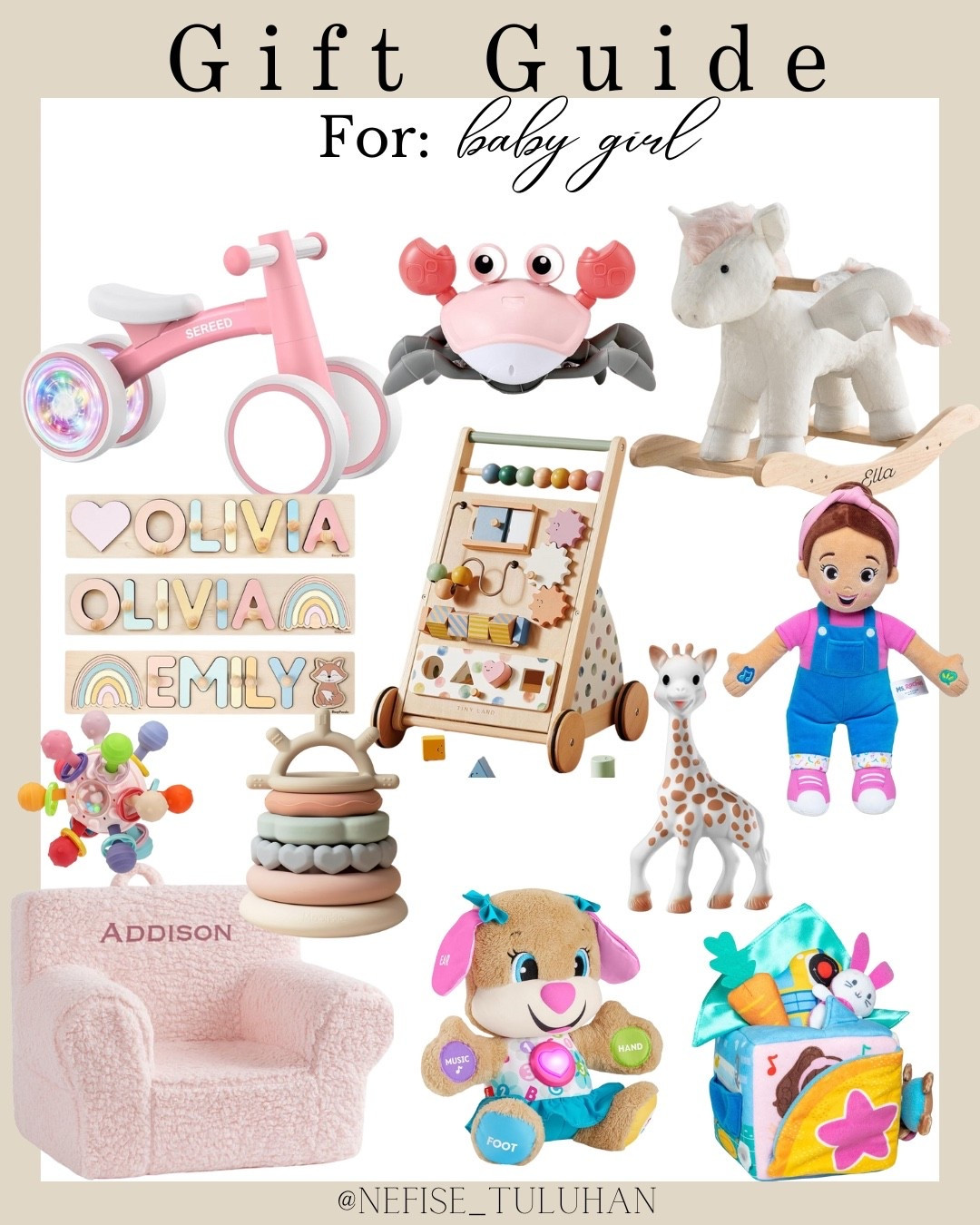 Gift Guide for Baby Girl 🎁

Gift guide, gifts for baby, gifts for toddlers, Christmas gifts for girls, baby gifts, Christmas, Christmas gifts, baby boy gift, baby girl Amazon, baby girl Christmas, baby girl toys, gift ideas, little girl gift guide, baby girl gift guide, baby girl gift ideas, baby gift guide, gifts for baby girl, 

#LTKBaby #LTKGiftGuide #LTKHoliday