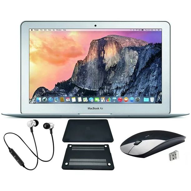 Apple Macbook Air 11.6" Retina display Laptop [4GB RAM - 128GB SSD] Bundle Includes: Wireless Hea... | Walmart (US)