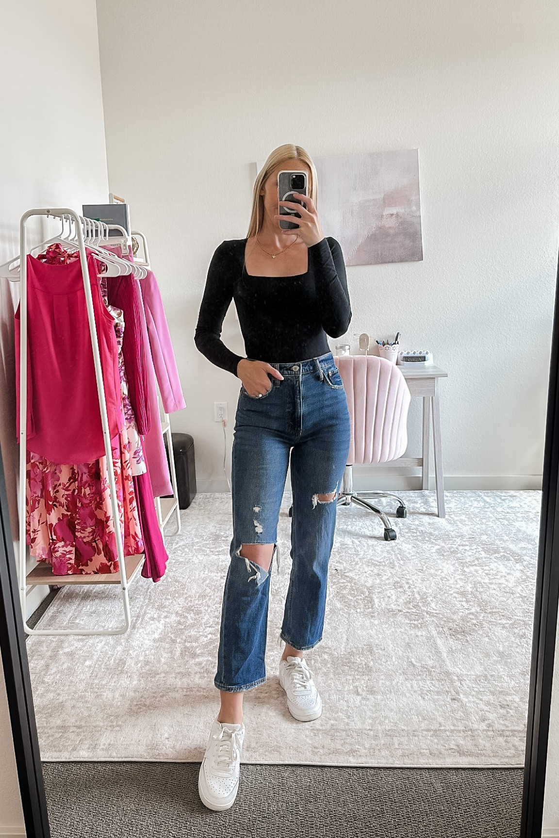 Casual fall outfit 🍂 Wearing a size XS in this long sleeve black bodysuit and a 25 regular in these Abercrombie ankle straight jeans 😍

Abercrombie jeans, straight jeans, straight leg jeans, ultra high rise jeans, Abercrombie denim, Abercrombie sale, black bodysuit, casual outfit, fall outfit, fall style, capsule wardrobe fall, date night outfit, fall date night, going out outfit #falloutfit #bodysuitoutfit #abercrombiebodysuit #abercrombiejeans #squareneckbodysuit

#LTKSeasonal #LTKstyletip #LTKFind