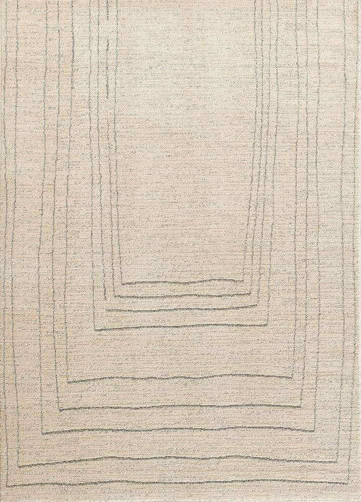 Momeni Rugs WREN 1 Area Rug, 7'10" X 10' Ivory Carpet for Living Room, Bedroom, Hallways, Bathroo... | Amazon (US)