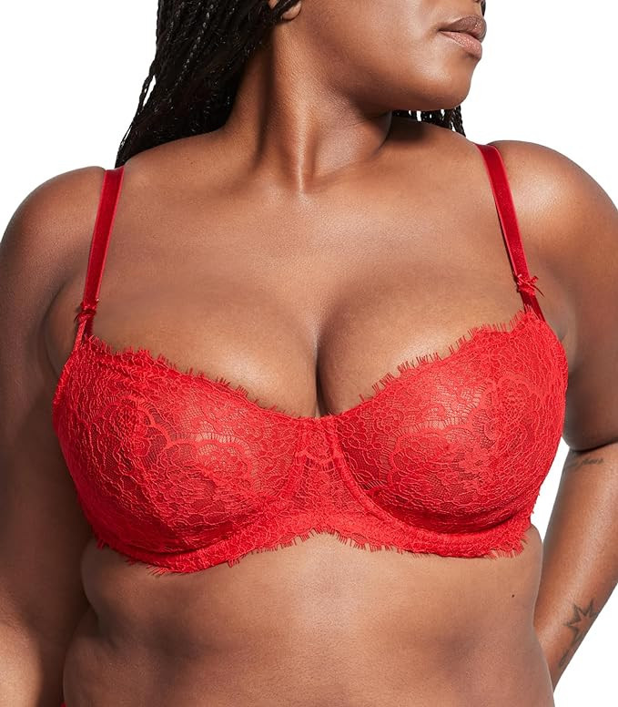 Victoria's Secret Wicked Balconette Unlined Bra, Dream Angels, Lace Bras for Women (32A-38DDD) | Amazon (US)