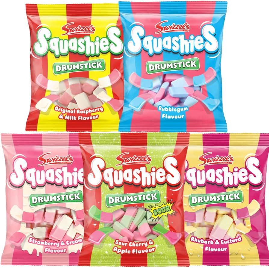 SQUASHIES ADDED FUN COLLECTION - Includes Original Raspberry & Milk, Bubblegum, Strawberry & Crea... | Amazon (US)