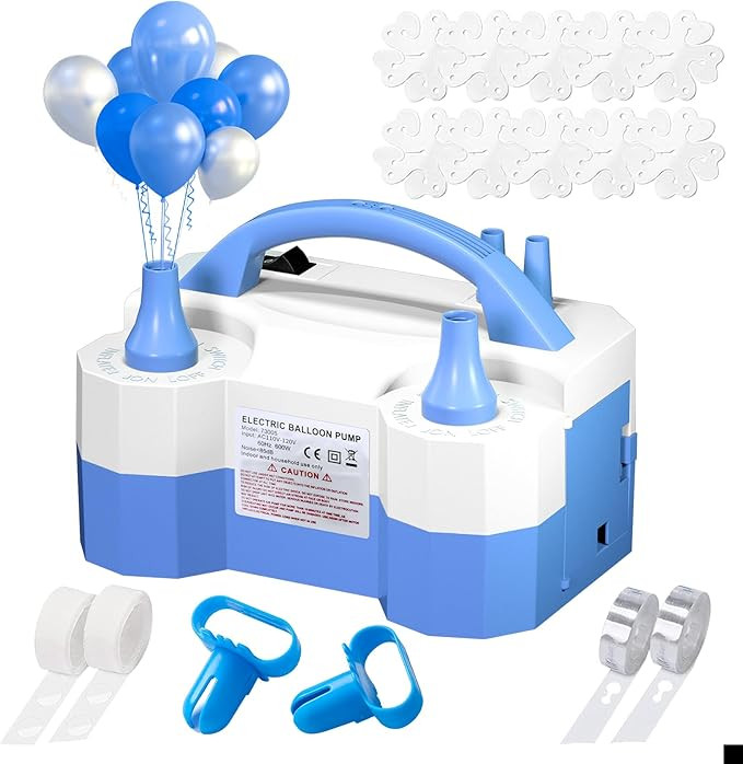 Balloon Pump Electric Party Decorations - Electric Balloon Pump for Balloon Arch Kit, Portable Du... | Amazon (US)