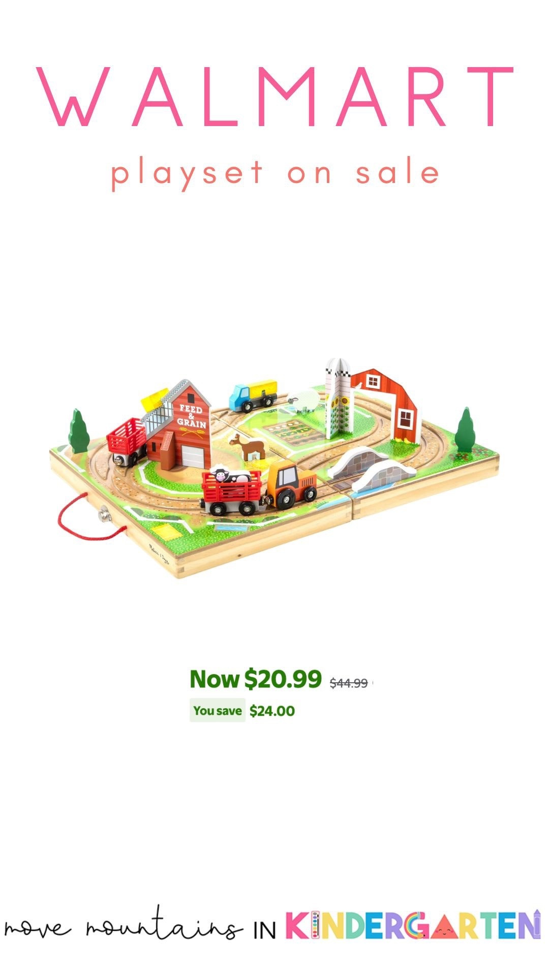 Wooden playset on sale right now at Walmart! Great holiday gift for kids 

#LTKHoliday #LTKSaleAlert #LTKKids