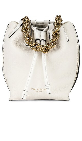 Dayton Drawstring Mini Bag in Antique White | Revolve Clothing (Global)
