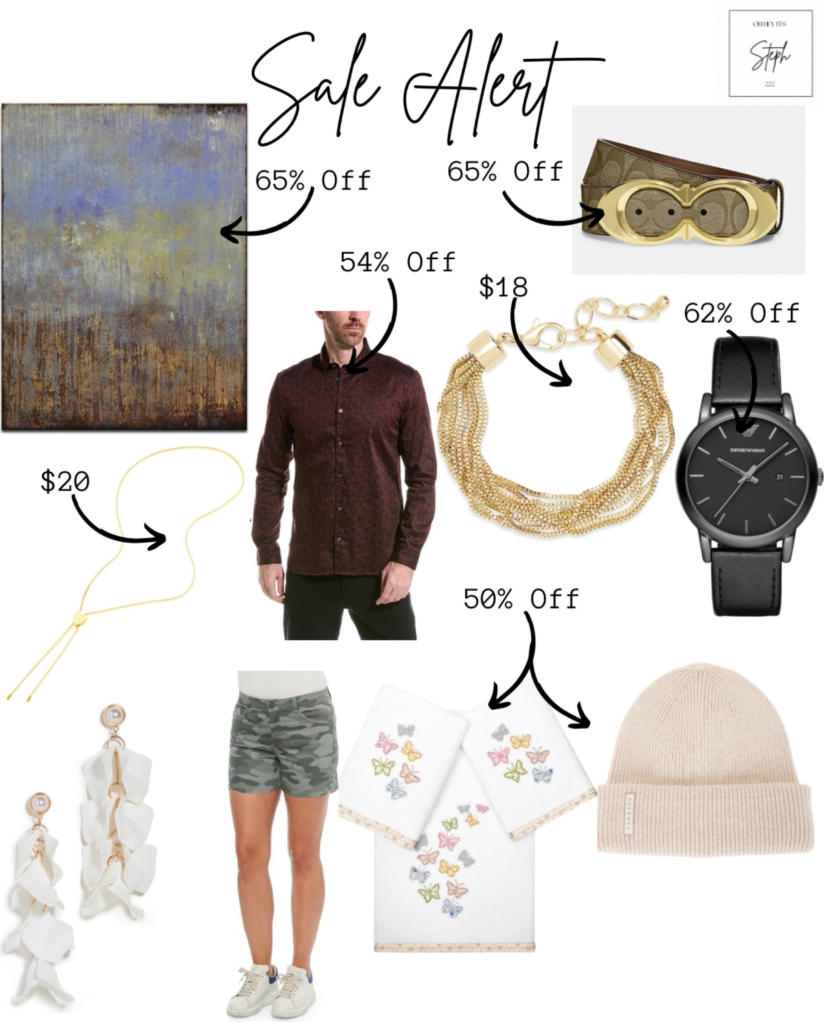 Sale alert best sales of the week



Camo shorts, Nordstrom, butterfly towel set, Macys,  beanie, fwrd, bolo necklace, Nordstrom rack, slim fit sports shirt men’s, gilt, chain braclet, leather watch, Amazon, wall art, coach belt, couch outlet, 

#LTKSaleAlert #LTKStyleTip #LTKFindsUnder100