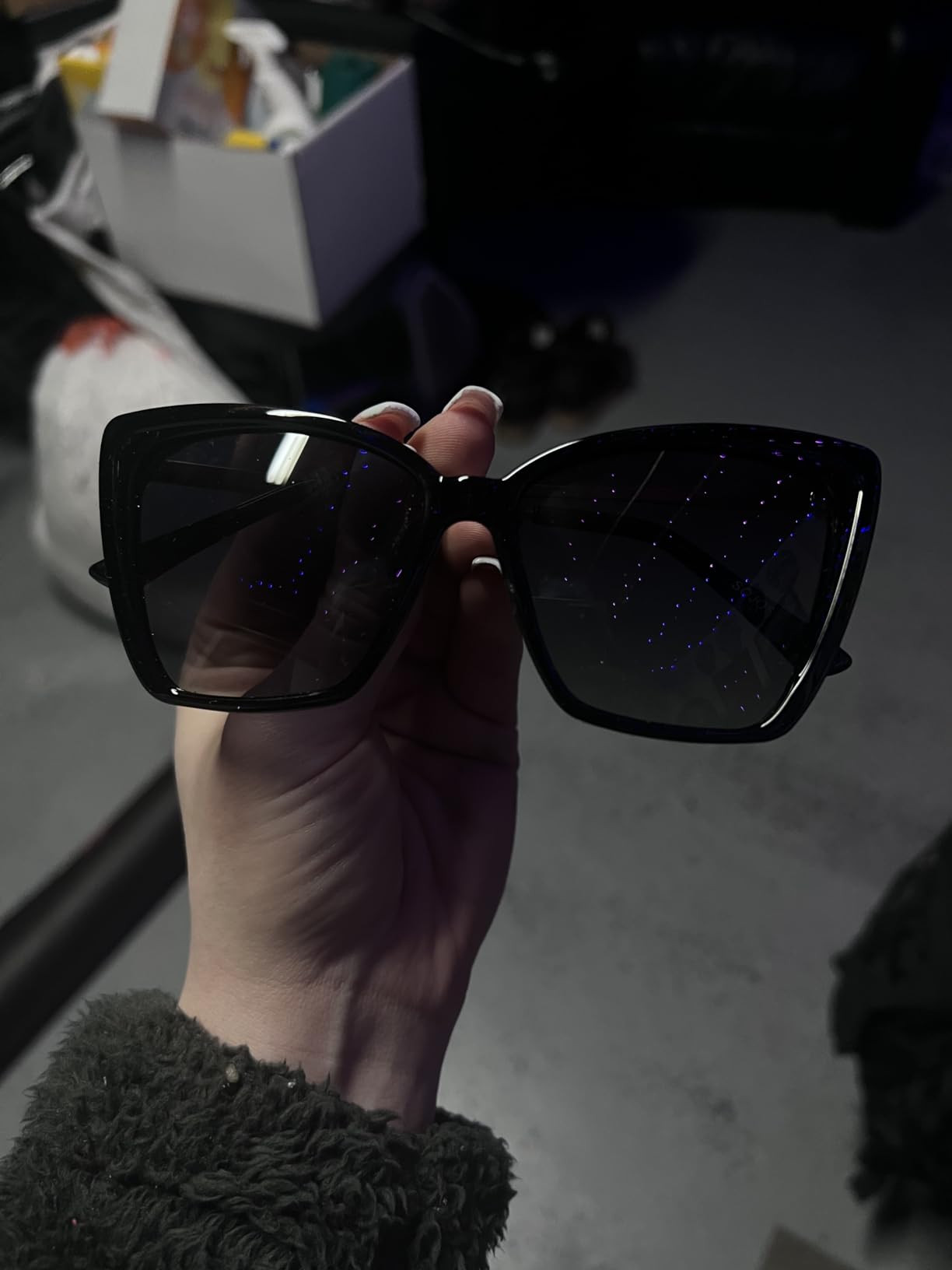 SOJOS Trendy Polarized Sunglasses For Women Retro Womens Oversized Square Cat Eye Sun Glasses UV ... | Amazon (US)