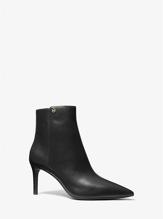 Alina Flex Leather Ankle Boot | Michael Kors US