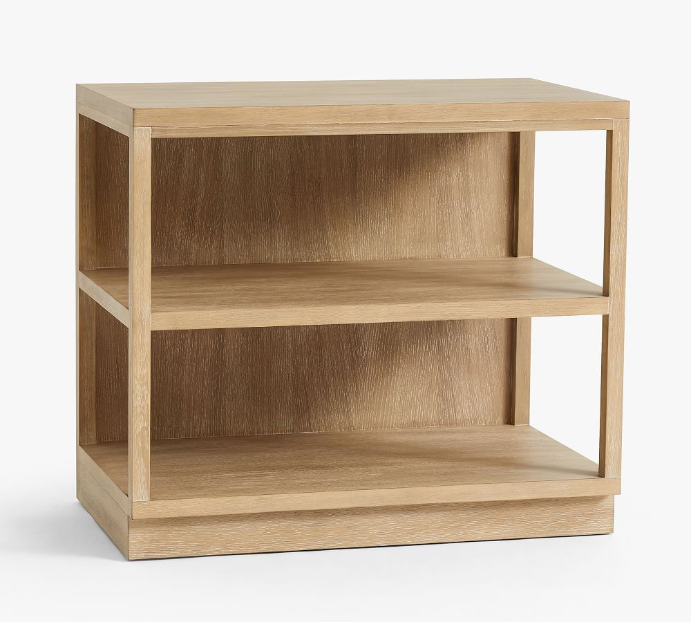 Pacific 34" x 30" 2-Shelf Bookcase | Pottery Barn (US)