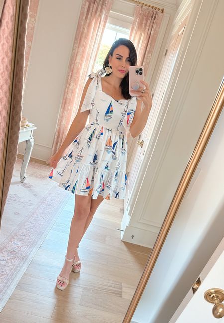 Gorgeous summer dress and vacation outfit perfect for your next summer getaway or sailing trip! #summerdress #vacationoutfit #rdbabe #sailingdress 

#LTKunder100 #LTKtravel #LTKunder50