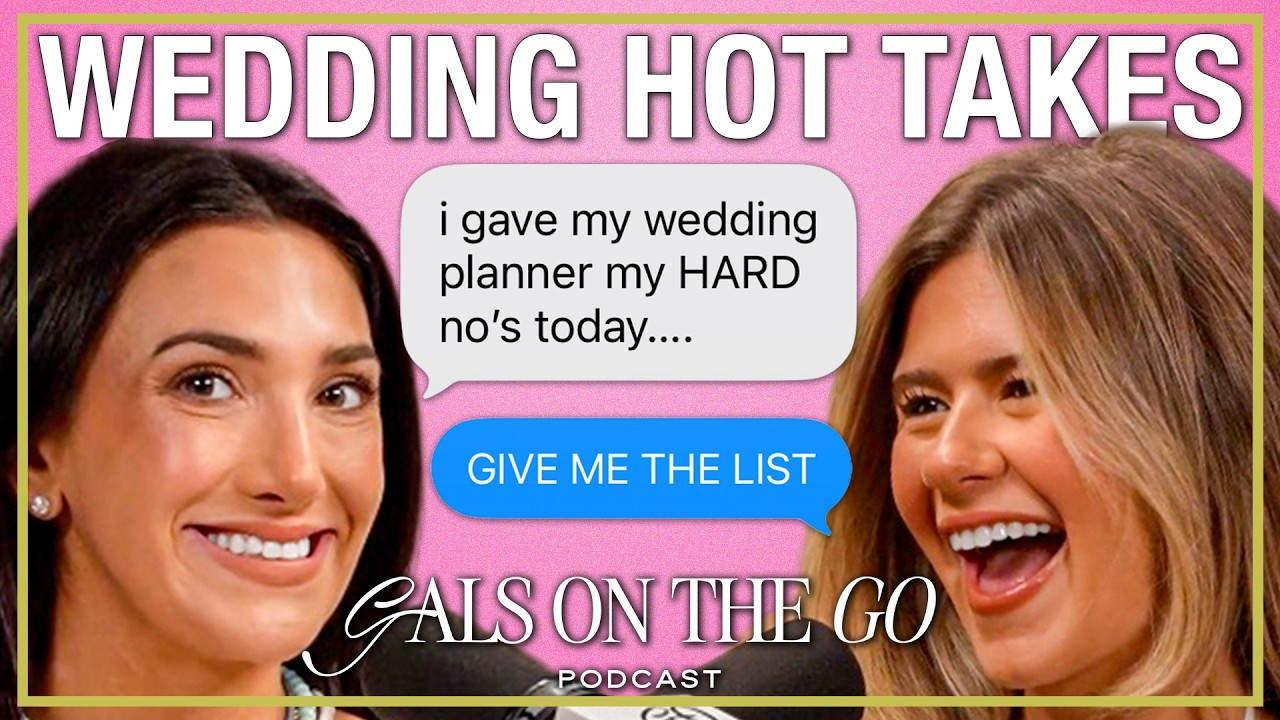 GALS ON THE GO | the list of wedding hard no’s begins & we’re keeping the theme consistent, not redundant!! new episode out now on youtube & spotify!!🎙️🎧 

 