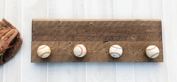Baseball Sign, Ghostwood Sign, Rustic Baseball Sign, Baseball Hat Hanger, Dugout Sign, Baseball D... | Etsy (US)