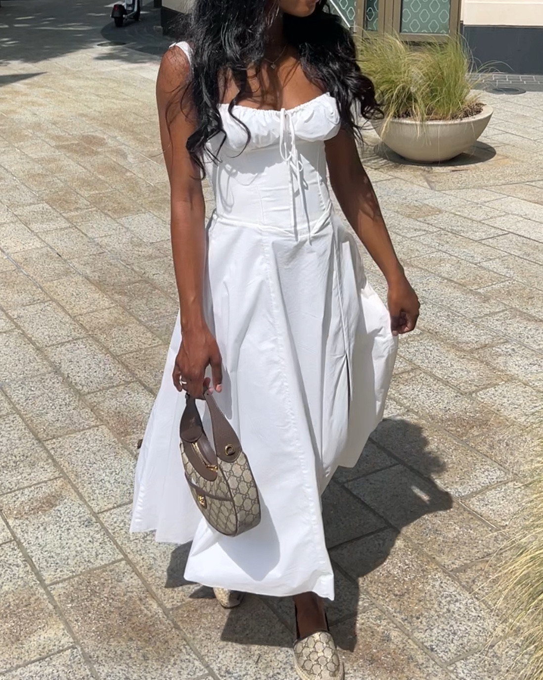 The perfect spring / summer dress with a built in corset from House of CB paired with Gucci Ophelia bag and Gucci espadrilles 💕 milk maid dress 👗 

#LTKSaleAlert #LTKShoeCrush #LTKStyleTip