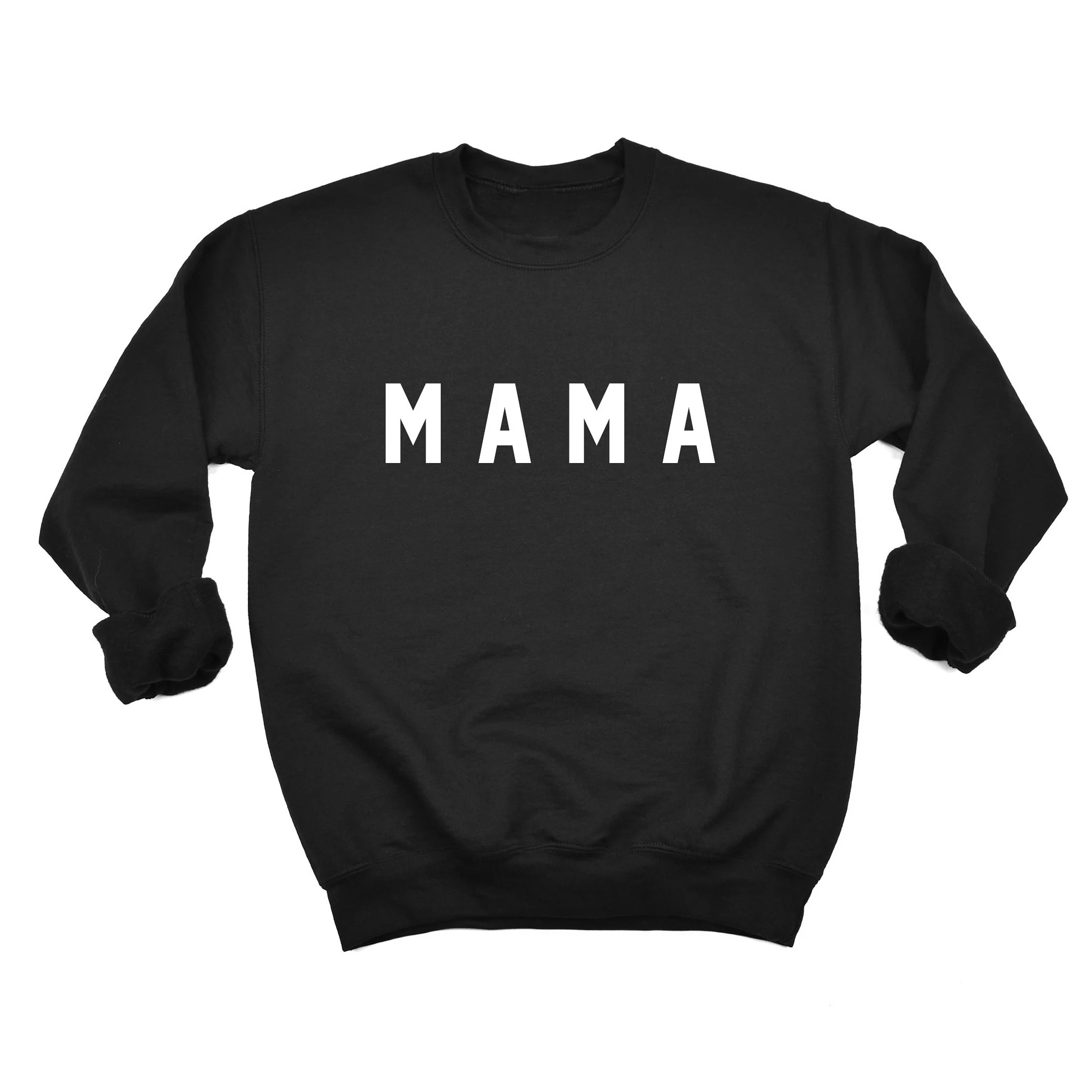 ADULT MAMA SWEATSHIRT - BLACK SMALL | LENOX JAMES