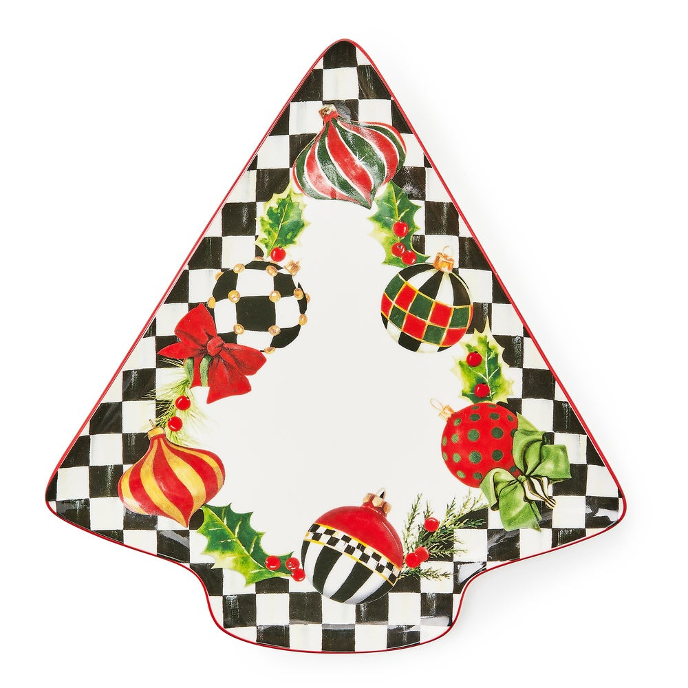 Deck the Halls Tree Serving Platter | MacKenzie-Childs