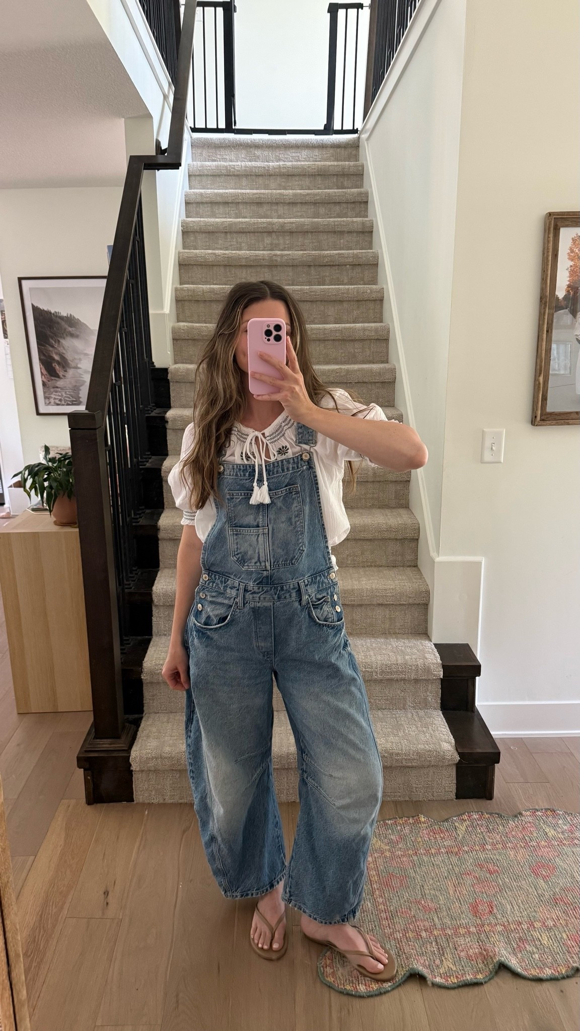 wearing small in top and overalls! 

Summer outfit

#LTKootd #LTKmomlife