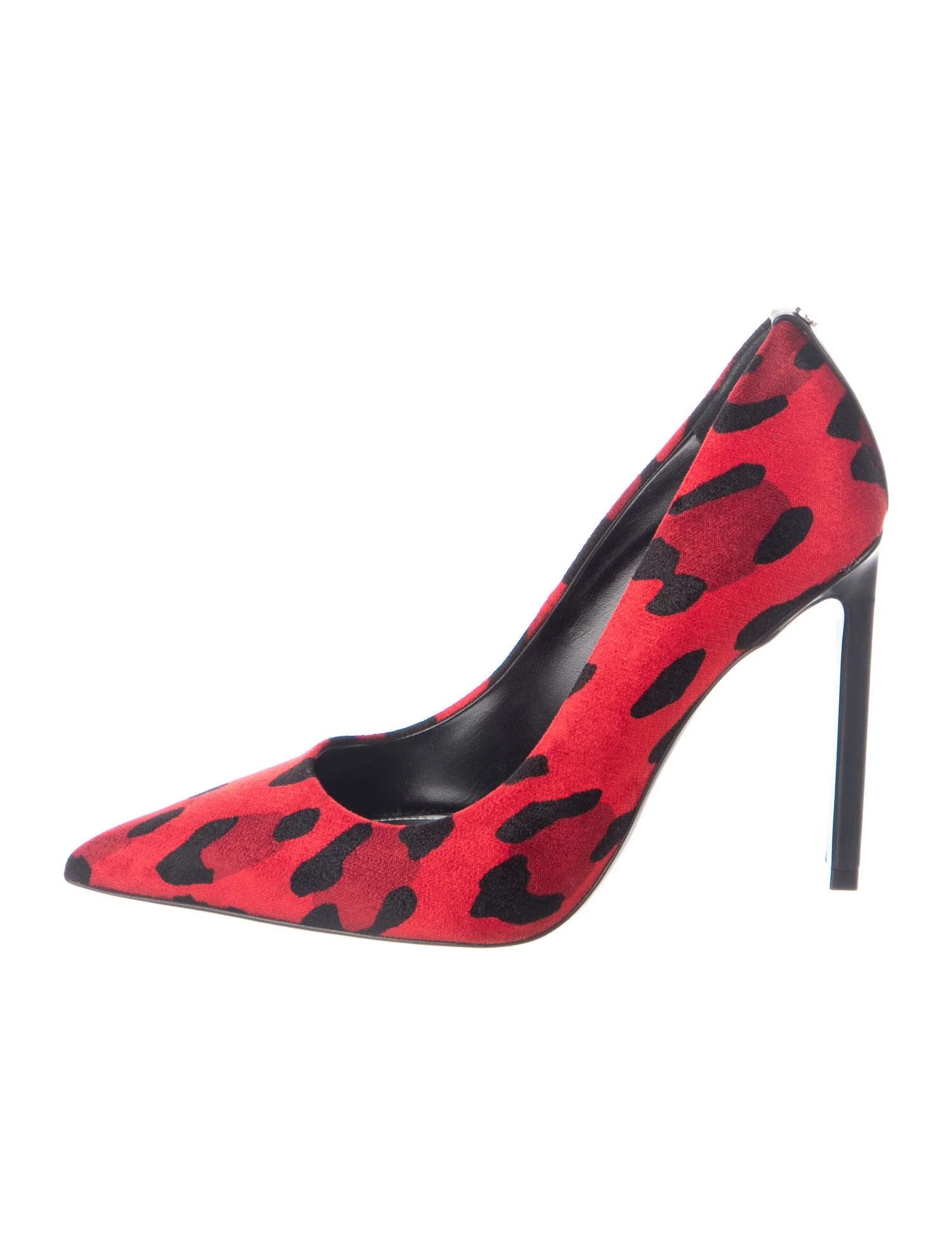 Tom Ford Velvet Camouflage Print Pumps - Red Pumps, Shoes - TOM217198 | The RealReal | The RealReal
