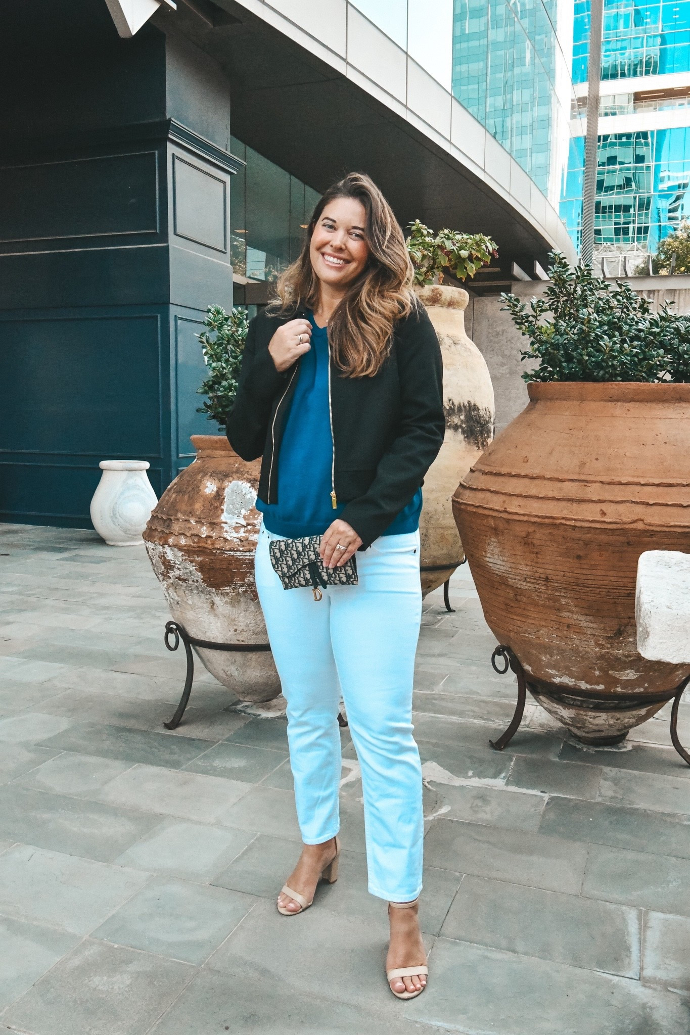 Keeping it simple for any summer occasion a la @karen_millen— clean lines, neutral accessories, and a pop of color #MyKM 

#LTKSeasonal