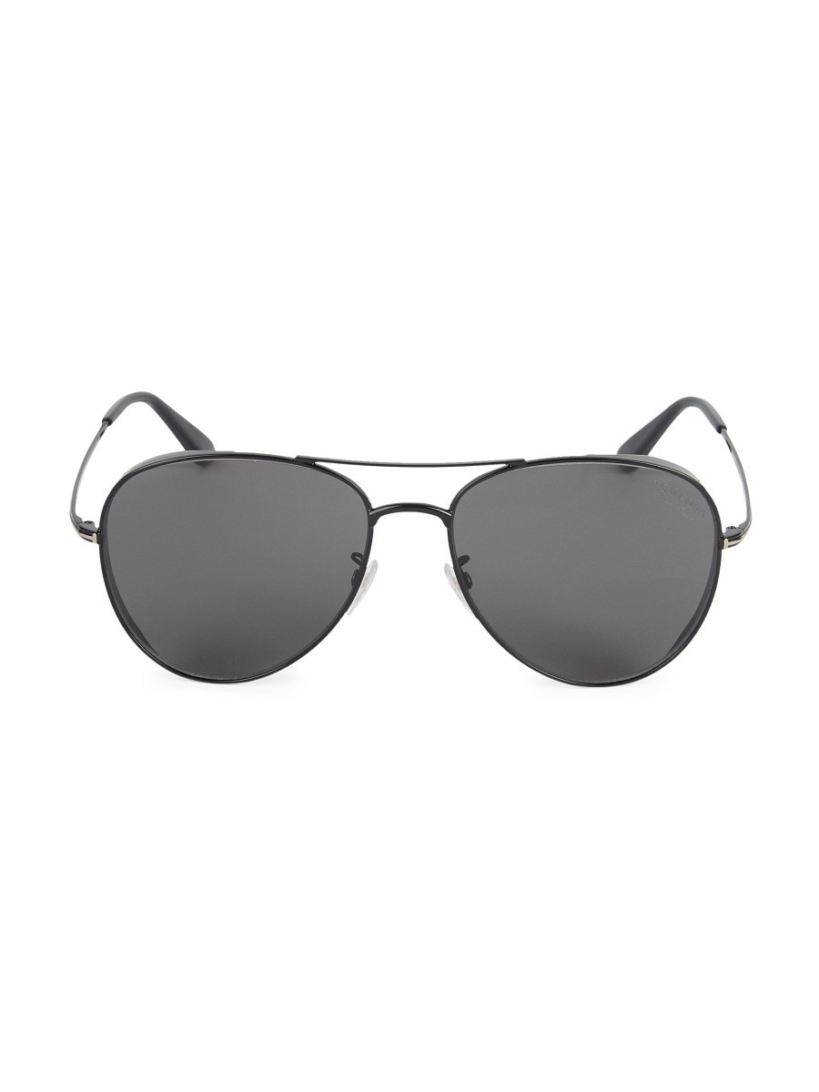 Tom Ford 61MM Aviator Sunglasses - Black | Saks Fifth Avenue OFF 5TH