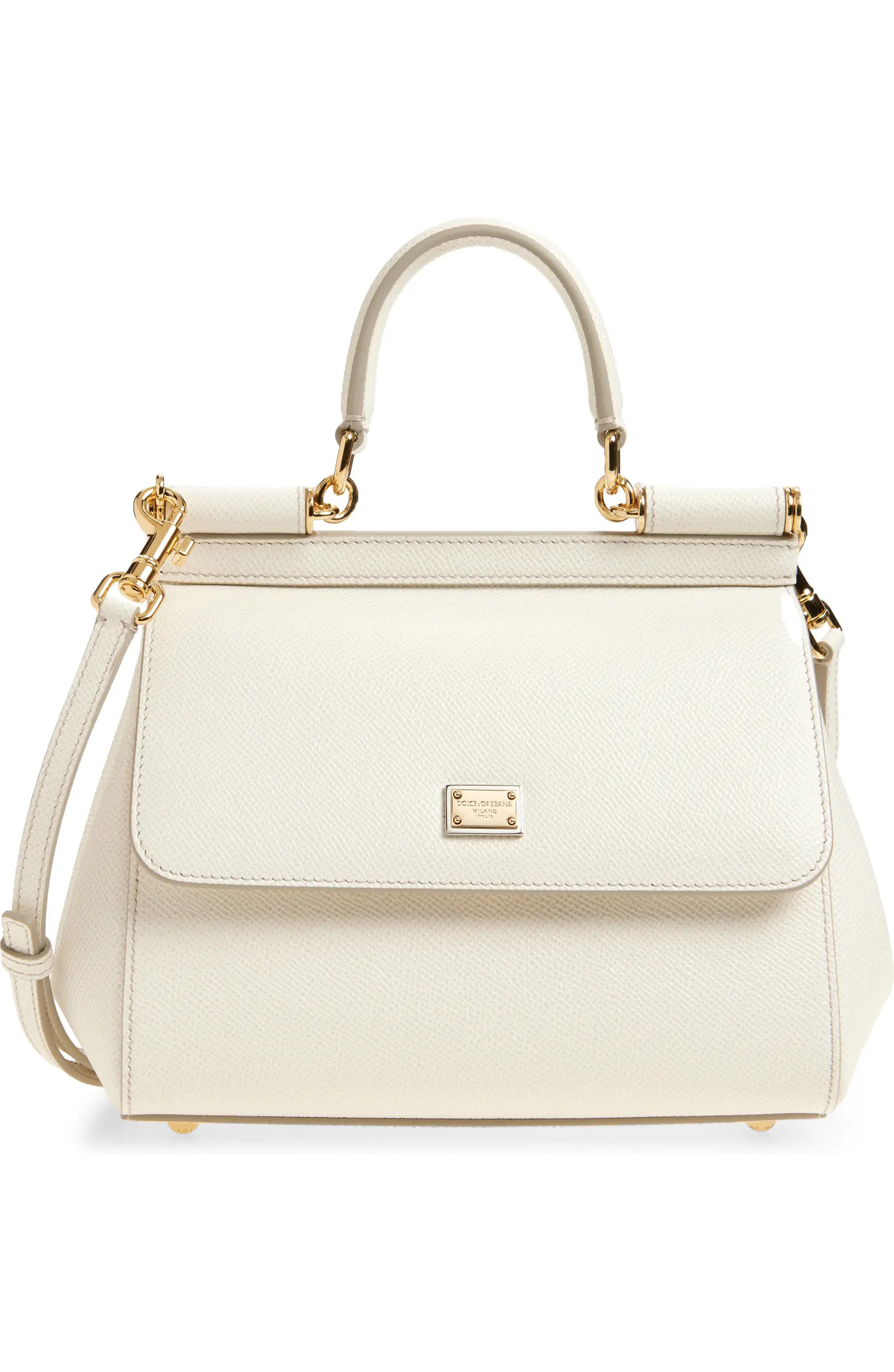 Dolce&Gabbana Medium Sicily Leather Top Handle Bag | Nordstrom | Nordstrom