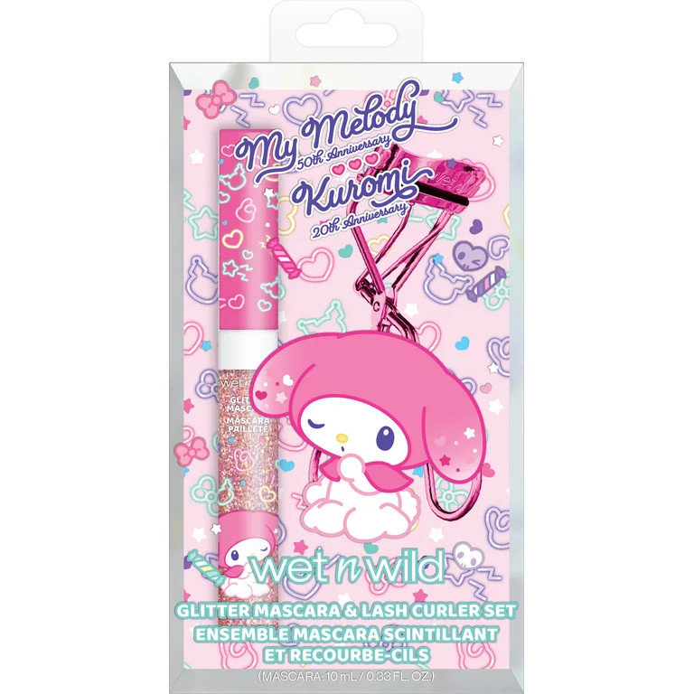 wet n wild Glitter Mascara & Lash Curler Set - Pink Dreams | Walmart (US)