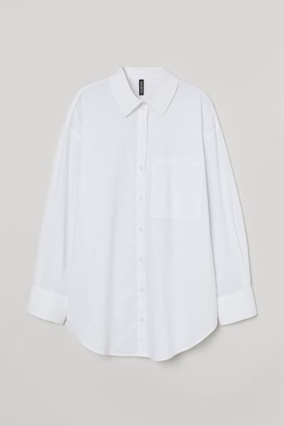 Oversized Cotton Shirt | H&M (US + CA)