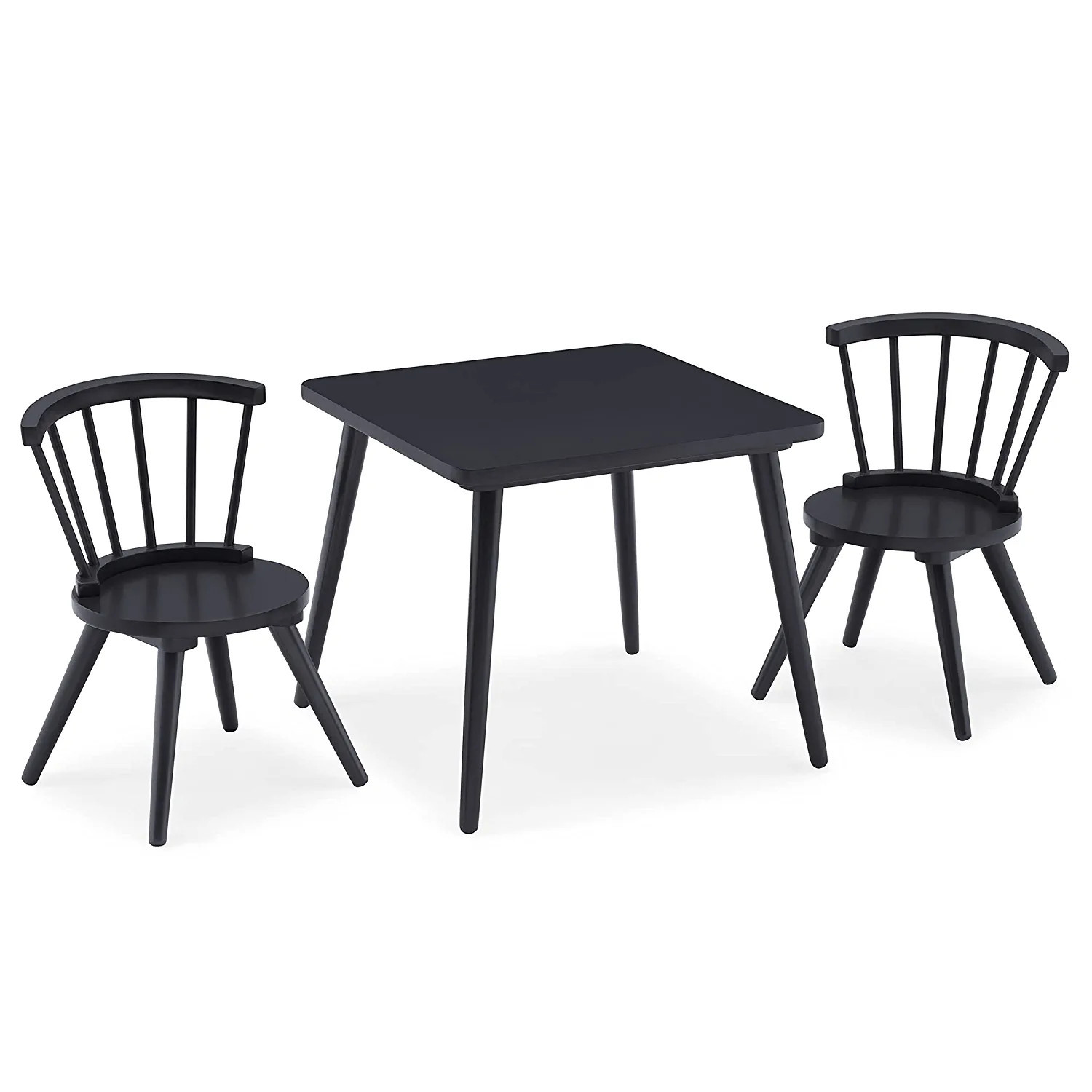 Amazon.com: Delta Children Windsor Kids Wood Table Chair Set (2 Chairs Included) - Ideal for Arts... | Amazon (US)