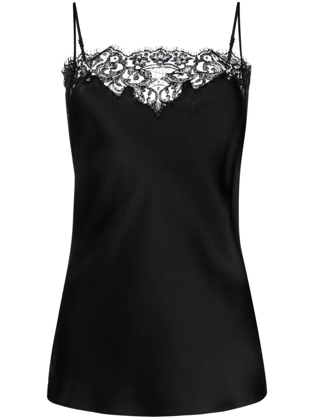 lace-trimmed cami top | Farfetch Global