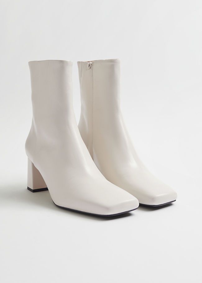 Squared Toe Leather Boots | & Other Stories (EU + UK)